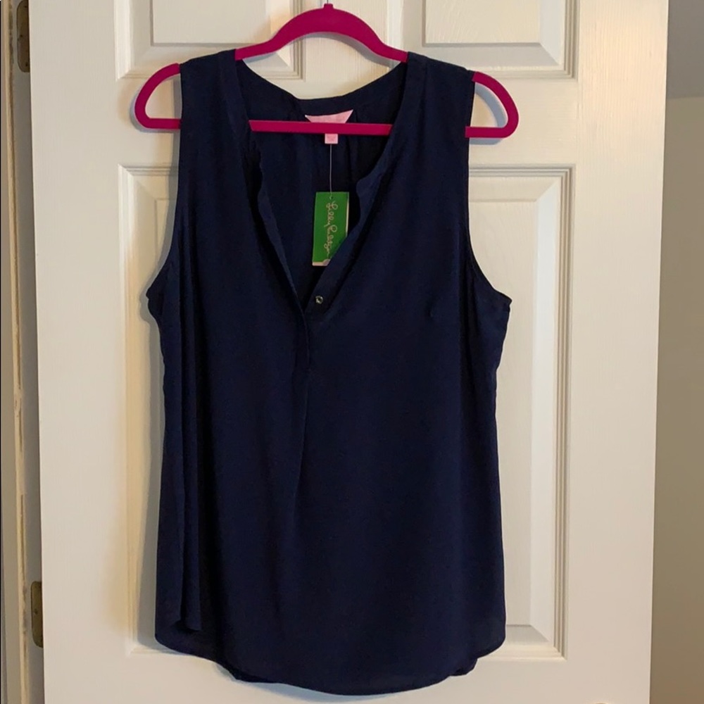 Lilly Pulitzer sleeveless Stacey top